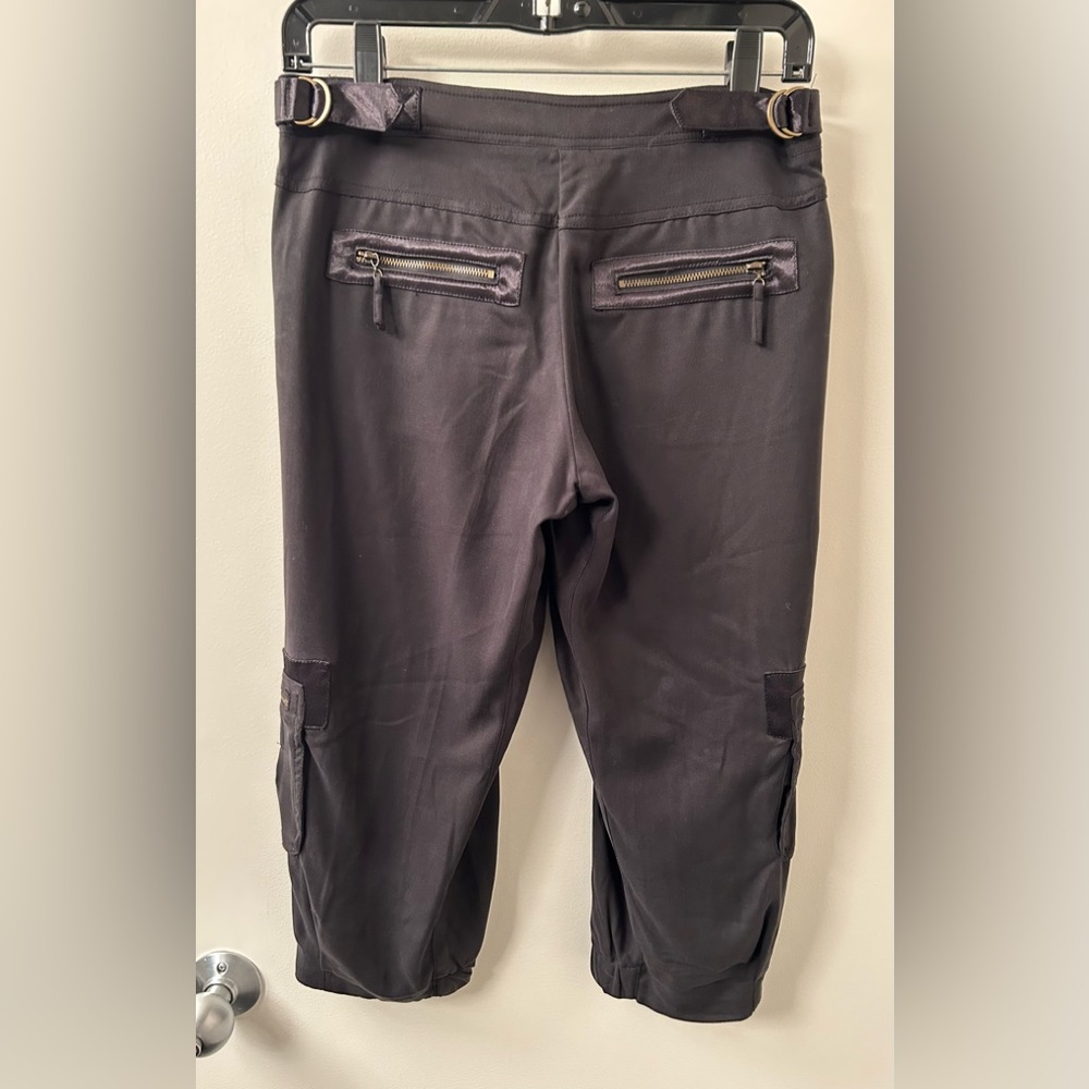 BeBe Vintage Silk Cargo Shorts - Picture 5 of 6